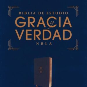 Biblia NBLA de Estudio Gracia y Verdad - Azul Marino
