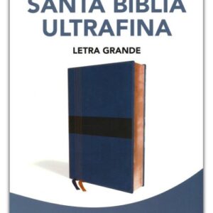 Biblia NBLA Ultrafina Letra Grande - piel azul