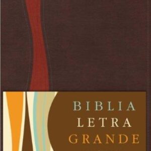 Biblia RVC Letra Grande Tamaño Manual Chocolate/Cobrizo, Símil Piel