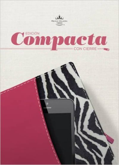 Biblia compacta referencias - Fucsia y cebra - Con cierre - Imagen 2