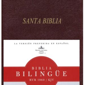 Biblia Bilingue 1960/KJV - Imitacion Bordo