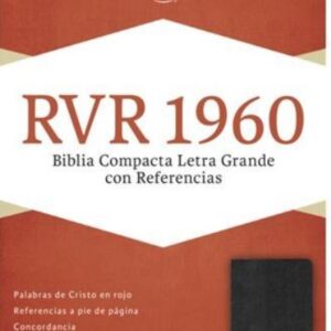 Biblia Compacta Letra Grande - Imit. Negro
