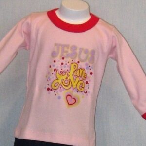 Remera Pure Love ML - Rosa