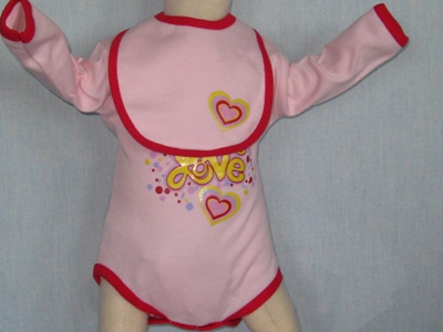 Body ML+ Babero Pure Love - Rosa - Imagen 2