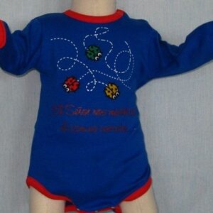 Body ML + Babero Bichitos - Azul