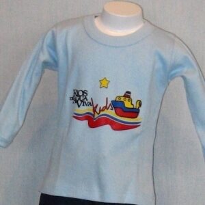 Remera RAV ML - Celeste