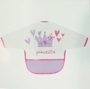 Babero Plastico Princesa