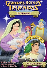 DVD Grandes Heroes y Leyendas de la Biblia: La navidad// Jonas y la ballena.