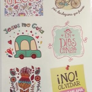 Plancha de 8 Stickers - 1